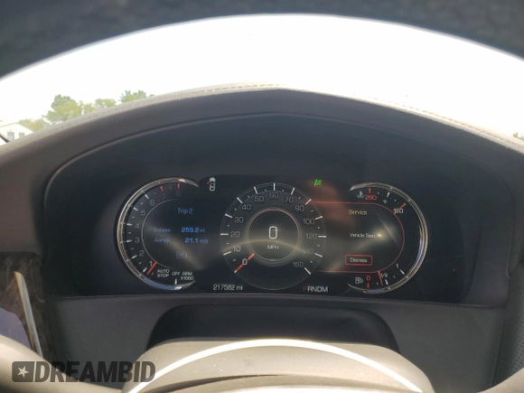 2016 Cadillac CT6 Premium Luxury AWD with VIN 1G6KF5RS3GU154023, listed as a Copart auction lot 61397365 with 217,582 mi miles and Salvage title. Bid and sale history available at DreamBid. Image 9.