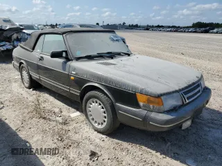 1991 Saab 900 z VIN YS3AK76E4M7018615, wystawiony jako Copart lot #65096243 z przebiegiem 35 109 mil mil oraz Szkoda całkowita • Salvage title. Historia ofert i sprzedaży dostępna na DreamBid. Obrazek 4.