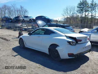 2017 Infiniti Q60 Red Sport 400 with VIN JN1FV7ELXHM701112, listed as a IAAI auction lot 41862580 with 89,385 mi miles and . Bid and sale history available at carsss.com. Image 3.