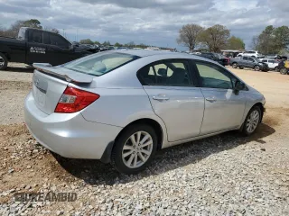 2012 Honda Civic EX-L with VIN 19XFB2F97CE038214, listed as a Copart auction lot 49440275 with 150,062 mi miles and Salvage Title. Bid and sale history available at DreamBid. Image 3.
