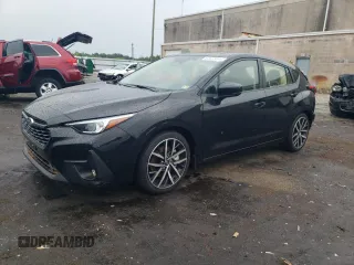 2024 Subaru Impreza Sport with VIN JF1GUAFC4R8326754, listed as a Copart auction lot 63523344 with 168 mi miles and Salvage Title. Bid and sale history available at carsss.com. Image 1.