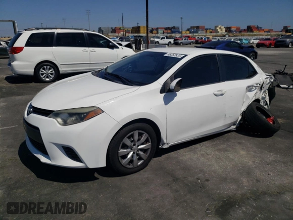 2016 Toyota Corolla L z VIN 5YFBURHE5GP516744, wystawiony jako Copart lot #56252835 z przebiegiem 122 338 mil mil oraz Szkoda całkowita • Salvage title. Historia ofert i sprzedaży dostępna na DreamBid. Obrazek 1.