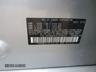 2020 Subaru Legacy Special Sports with VIN 4S3BWAG66L3006623, listed as a Copart auction lot 45619205 with 38,687 mi miles and Salvage Title. Bid and sale history available at carsss.com. Image 14.