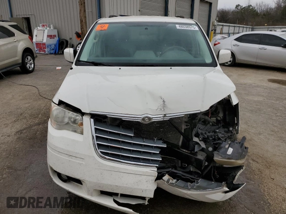 2010 Chrysler Town & Country Touring with VIN 2A4RR5DXXAR329758, listed as a Copart auction lot 48038975 with 86,975 mi miles and Salvage Title. Bid and sale history available at carsss.com. Image 5.
