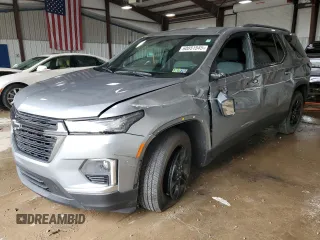 2023 Chevrolet Traverse LT Cloth with VIN 1GNEVGKW5PJ153230, listed as a Copart auction lot 60851545 with 12,492 mi miles and Salvage title. Bid and sale history available at DreamBid. Image 1.