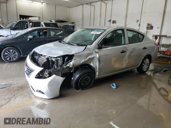 2012 Nissan Versa S with VIN 3N1CN7AP9CL826066, listed as a Copart auction lot 50645295 with 156,732 mi miles and Salvage Title. Bid and sale history available at carsss.com. Image 1.