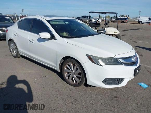 2017 Acura ILX w/Premium Pkg with VIN 19UDE2F79HA015042, listed as a IAAI auction lot 42022896 with 76,239 mi miles. Bid and sale history available at carsss.com. Image 1.