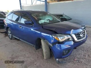 2020 Nissan Pathfinder S z VIN 5N1DR2AN1LC640584, wystawiony jako Copart lot #52399575 z przebiegiem 63 876 mil mil oraz Szkoda całkowita • Salvage title. Historia ofert i sprzedaży dostępna na DreamBid. Obrazek 4.