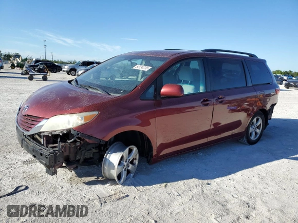 2016 Toyota Sienna LE AAS with VIN 5TDKK3DC7GS692855, listed as a Copart auction lot 50134735 with 202,252 mi miles and Salvage Title. Bid and sale history available at carsss.com. Image 1.