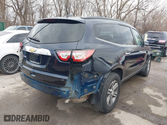 2017 Chevrolet Traverse LT with VIN 1GNKRHKD2HJ165669, listed as a IAAI auction lot 41748096 with 156,673 mi miles and . Bid and sale history available at DreamBid. Image 4.
