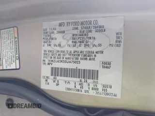 2005 Ford Explorer XLT z VIN 1FMZU63K55UA75025, wystawiony jako IAAI lot #42359692 z przebiegiem 104 954 mil mil oraz . Historia ofert i sprzedaży dostępna na DreamBid. Obrazek 9.