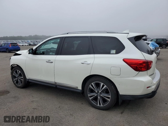 2020 Nissan Pathfinder Platinum with VIN 5N1DR2DMXLC639291, listed as a Copart auction lot 61467715 with 97,949 mi miles and Salvage title. Bid and sale history available at DreamBid. Image 2.