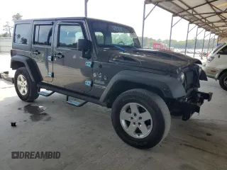 2018 Jeep Wrangler JK Unlimited Sport S with VIN 1C4BJWDG9JL835448, listed as a Copart auction lot 67050784 with 134,168 mi miles and Salvage Title. Bid and sale history available at carsss.com. Image 4.