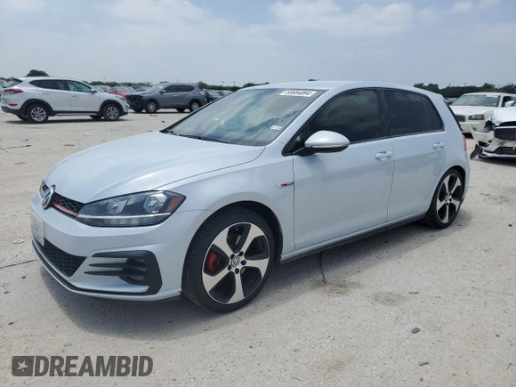 2018 Volkswagen Golf GTI S with VIN 3VW447AU4JM289010, listed as a Copart auction lot 55684894 with 79,182 mi miles and Salvage Title. Bid and sale history available at carsss.com. Image 1.