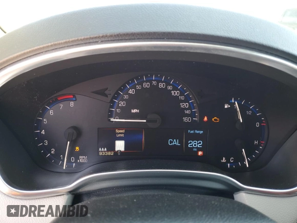 2013 Cadillac SRX Performance Collection with VIN 3GYFNDE36DS628613, listed as a Copart auction lot 52158015 with 93,382 mi miles and Salvage Title. Bid and sale history available at carsss.com. Image 9.