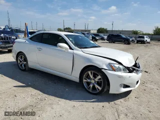 2010 Lexus IS 250C with VIN JTHFF2C2XA2511091, listed as a Copart auction lot 72639344 with 136,886 mi miles and Salvage Title. Bid and sale history available at carsss.com. Image 4.