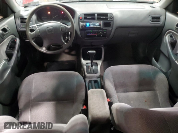 1997 Honda Civic LX with VIN 1HGEJ6671VL019593, listed as a Copart auction lot 49381625 with 252,245 mi miles and Salvage Title. Bid and sale history available at carsss.com. Image 8.