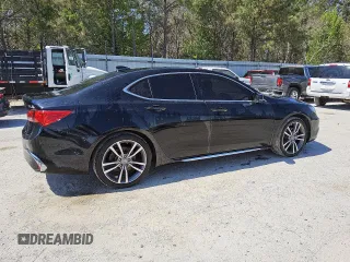 2020 Acura TLX w/Technology Pkg with VIN 19UUB2F4XLA005126, listed as a Copart auction lot 48730125 with 110,556 mi miles and Clean Title. Bid and sale history available at carsss.com. Image 3.