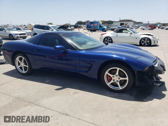 2004 Chevrolet Corvette with VIN 1G1YY22G345106798, listed as a Copart auction lot 61340434 with 45,105 mi miles and Salvage Title. Bid and sale history available at DreamBid. Image 4.