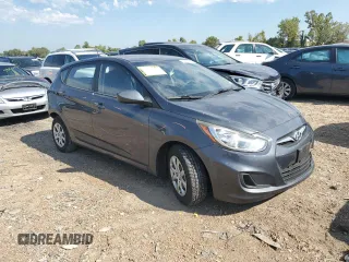 2012 Hyundai Accent GS with VIN KMHCT5AE8CU028794, listed as a Copart auction lot 59426662 with 81,276 mi miles and Salvage Title. Bid and sale history available at carsss.com. Image 1.