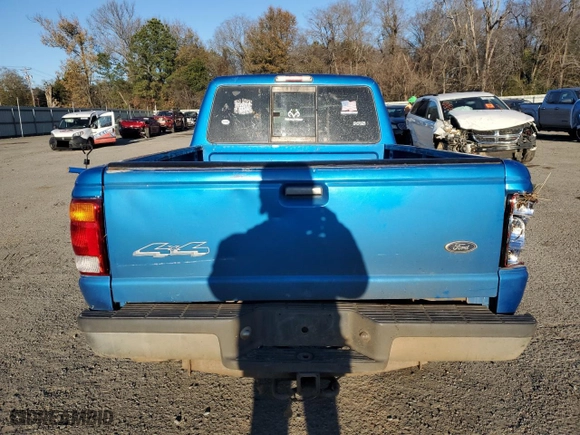1998 Ford Ranger XL with VIN 1FTZR15XXWPA90170, listed as a Copart auction lot 42456535 with 162,477 mi miles and Salvage Title. Bid and sale history available at carsss.com. Image 6.