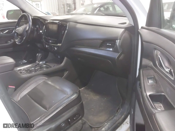 2018 Chevrolet Traverse Premier with VIN 1GNEVJKW5JJ169268, listed as a IAAI auction lot 41299309 with 115,423 mi miles. Bid and sale history available at carsss.com. Image 5.