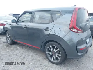 2020 Kia Soul GT-Line with VIN KNDJ63AU2L7075381, listed as a IAAI auction lot 41463188 with 66,188 mi miles. Bid and sale history available at carsss.com. Image 3.