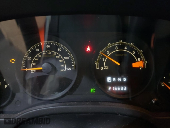 2016 Jeep Compass Sport with VIN 1C4NJCBA1GD512864, listed as a Copart auction lot 56297115 with 216,693 mi miles and Salvage title. Bid and sale history available at DreamBid. Image 9.
