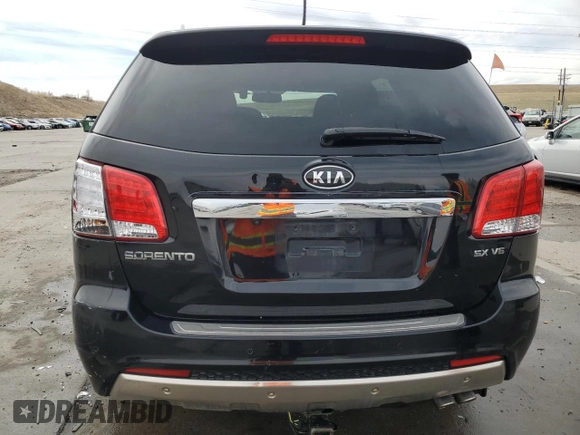 2012 Kia Sorento SX with VIN 5XYKWDA23CG191362, listed as a Copart auction lot 49136805 with 135,734 mi miles and Salvage Title. Bid and sale history available at carsss.com. Image 6.