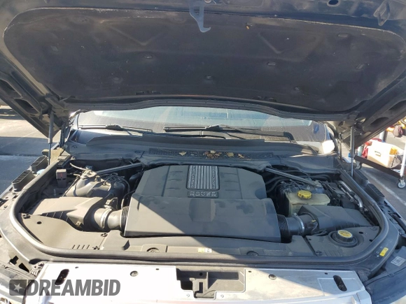 2013 Land Rover Range Rover SC with VIN SALGS2EF1DA108914, listed as a Copart auction lot 57350185 with 137,783 mi miles and Salvage title. Bid and sale history available at DreamBid. Image 12.