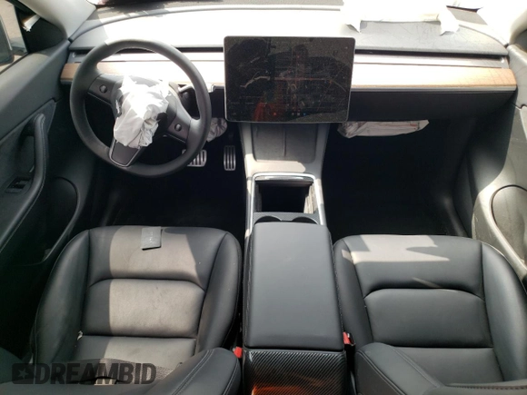 2022 Tesla Model Y Performance with VIN 7SAYGDEF6NF493231, listed as a Copart auction lot 52336284 with 37,116 mi miles and Salvage title. Bid and sale history available at DreamBid. Image 8.