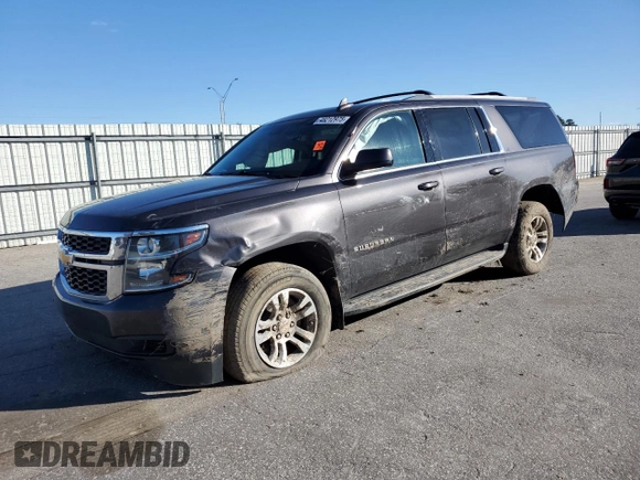 2018 Chevrolet Suburban LT with VIN 1GNSCHKC2JR384969, listed as a Copart auction lot 48212975 with 136,867 mi miles and Salvage Title. Bid and sale history available at carsss.com. Image 1.