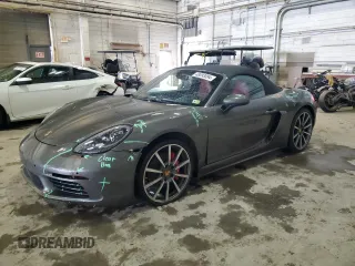 2018 Porsche 718 Boxster S with VIN WP0CB2A81JS228165, listed as a Copart auction lot 48093094 with 21,561 mi miles and . Bid and sale history available at DreamBid. Image 1.