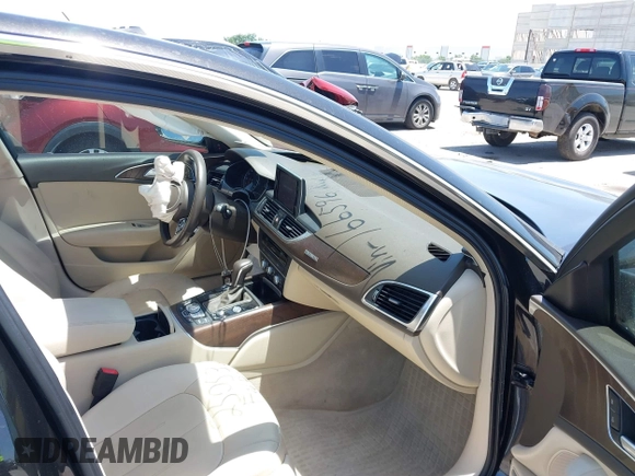 2016 Audi A6 Premium Plus with VIN WAUGFAFC0GN166596, listed as a IAAI auction lot 42526292 with 106,584 mi miles and . Bid and sale history available at DreamBid. Image 5.