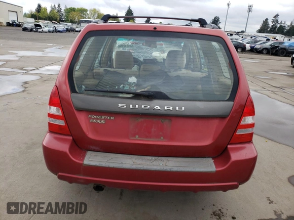 2005 Subaru Forester XS с VIN JF1SG65665H707381, выставлен на аукционе Copart как лот 54961725 с пробегом 251 674 миль миль и Списание • Salvage title. История ставок и продаж доступна на DreamBid. Изображение 6.
