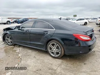 2016 Mercedes-Benz CLS 400 with VIN WDDLJ6FB7GA169514, listed as a Copart auction lot 55976445 with 64,213 mi miles and Salvage title. Bid and sale history available at DreamBid. Image 2.