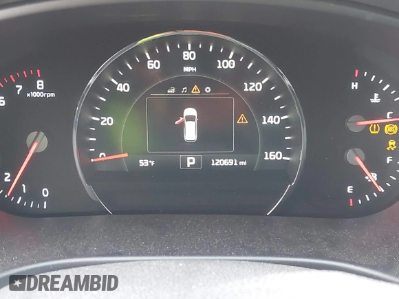 2018 Kia Sorento EX with VIN 5XYPH4A51JG410598, listed as a IAAI auction lot 41522198 with 120,691 mi miles and . Bid and sale history available at DreamBid. Image 7.