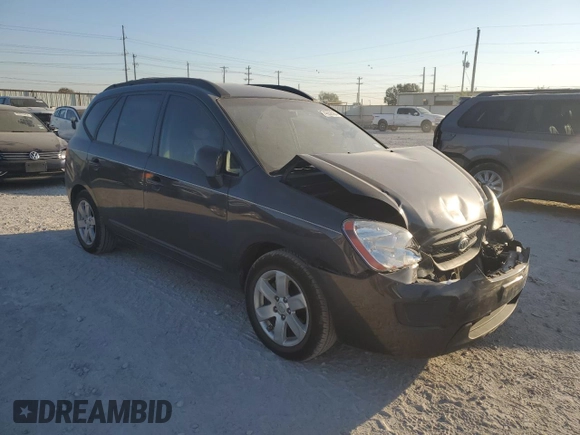 2008 Kia Rondo LX with VIN KNAFG525187201854, listed as a Copart auction lot 74352904 with 127,716 mi miles and Salvage Title. Bid and sale history available at carsss.com. Image 4.