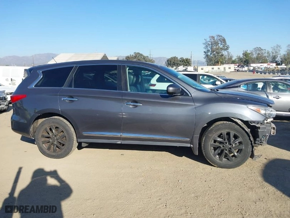 2013 Infiniti JX35 with VIN 5N1AL0MN1DC304004, listed as a IAAI auction lot 41674297 with 169713 miles. Bid and sale history available at carsss.com. Image 14.