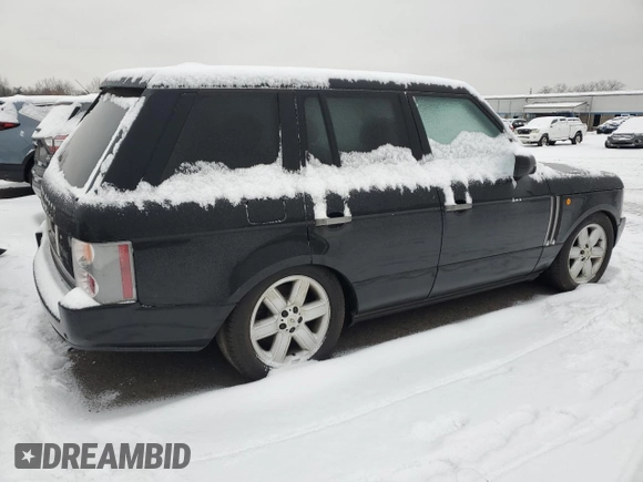 2005 Land Rover Range Rover HSE with VIN SALME11435A187612, listed as a Copart auction lot 83746314 with Not provided miles and Clean title. Bid and sale history available at DreamBid. Image 3.