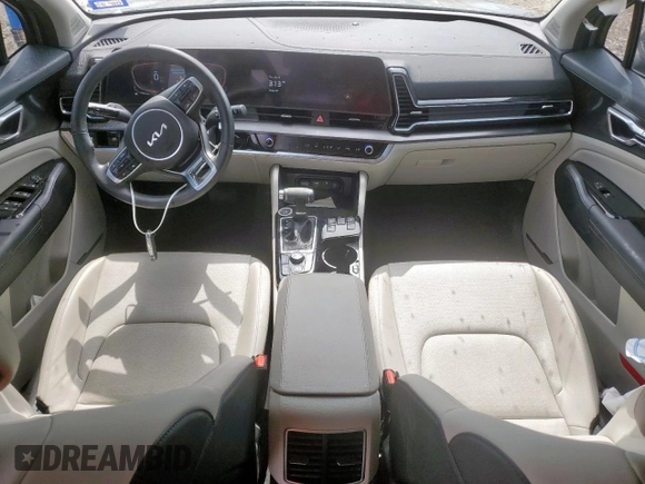 2024 Kia Sportage EX with VIN KNDPV3DFXR7289652, listed as a Copart auction lot 61652555 with 16,986 mi miles and Salvage title. Bid and sale history available at DreamBid. Image 8.