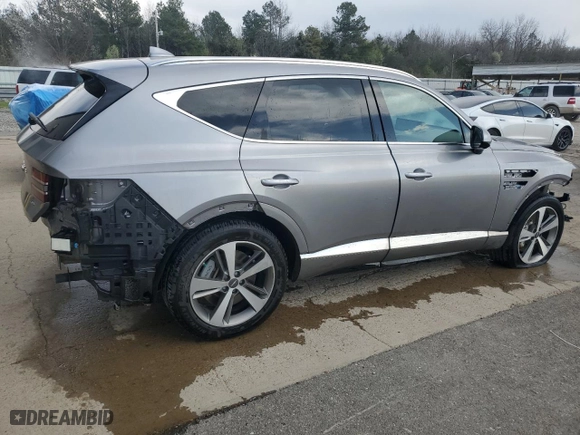 2023 Genesis GV80 with VIN KMUHBDSB4PU127787, listed as a Copart auction lot 48655305 with 42,832 mi miles and Salvage Title. Bid and sale history available at carsss.com. Image 3.
