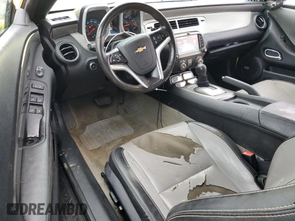 2014 Chevrolet Camaro LT z VIN 2G1FC3D35E9286523, wystawiony jako Copart lot #45289725 z przebiegiem 194 337 mil mil oraz Szkoda całkowita • Salvage title. Historia ofert i sprzedaży dostępna na DreamBid. Obrazek 8.
