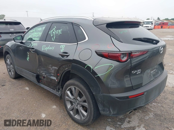 2025 Mazda CX-30 S Preferred with VIN 3MVDMBCM4SM752198, listed as a IAAI auction lot 42157348 with 10,168 mi miles and . Bid and sale history available at carsss.com. Image 3.