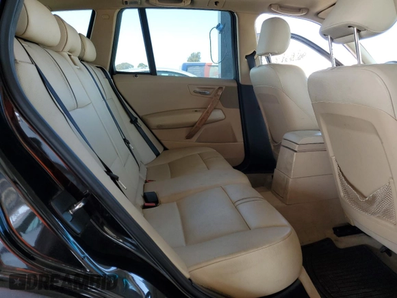2005 BMW X3 3.0i z VIN WBXPA93435WD11740, wystawiony jako Copart lot #52363245 z przebiegiem 186 596 mil mil oraz Szkoda całkowita • Salvage title. Historia ofert i sprzedaży dostępna na DreamBid. Obrazek 10.