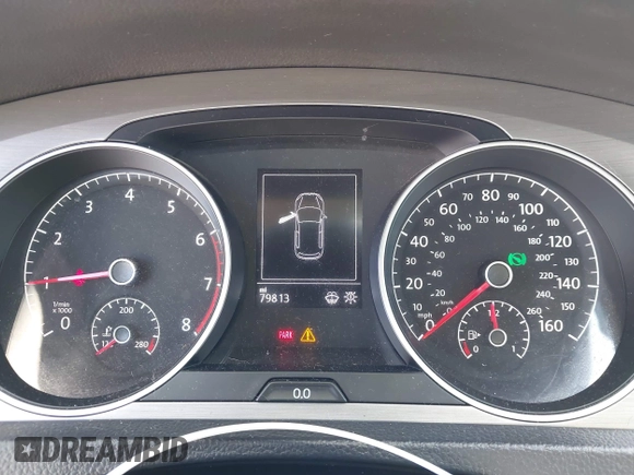 2017 Volkswagen Golf S z VIN 3VW217AU9HM019247, wystawiony jako IAAI lot #42213525 z przebiegiem 79 813 mil mil oraz . Historia ofert i sprzedaży dostępna na DreamBid. Obrazek 7.