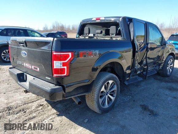 2019 Ford F-150 XL with VIN 1FTEW1EP5KKE97862, listed as a IAAI auction lot 41831711 with 36,037 mi miles. Bid and sale history available at carsss.com. Image 4.