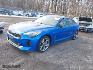 2018 Kia Stinger GT2 with VIN KNAE55LC0J6015863, listed as a IAAI auction lot 41407794 with 98,079 mi miles. Bid and sale history available at carsss.com. Image 17.