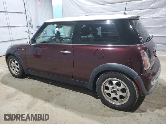 2002 MINI Hardtop with VIN WMWRC33402TC36986, listed as a Copart auction lot 50131045 with 194,224 mi miles and Salvage Title. Bid and sale history available at DreamBid. Image 2.