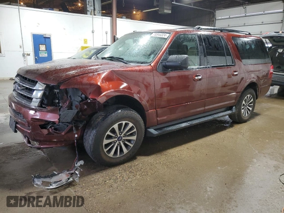 2017 Ford Expedition EL XLT with VIN 1FMJK1JT5HEA70665, listed as a Copart auction lot 73344324 with 133,181 mi miles and Salvage Title. Bid and sale history available at carsss.com. Image 1.